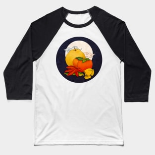 Minhwa: Autumn in Korea D Type (Korean traditional/folk art) Baseball T-Shirt